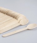 Hình ảnh: Muỗng Thìa gỗ dùng một lần KEGO (thùng 1000 cái)