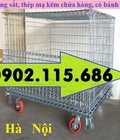 Hình ảnh: Lồng sắt, lồng trữ hàng, lồng lưới thép, xe lồng thép mã kẽm,