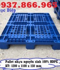 Hình ảnh: Pallet nhựa 1 mặt, pallet nhựa PL10LK, pallet nhựa kê hàng
