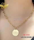 Hình ảnh: Dây chuyền titan mặt tròn luccibella 1531