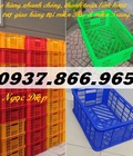 Hình ảnh: Thùng nhựa hở HS018, sóng nhựa công nghiệp, sóng nhựa đựng trái cây xuất khẩu