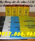 Hình ảnh: Túi đựng rác y tế, túi nilong đựng rác thải bệnh viện, túi rác y tế tự hủy sinh học, túi rác y tế dây rút