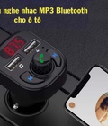 Hình ảnh: Tẩu sạc ôtô bluetooth 2 cổng sạc nhanh điện thoại