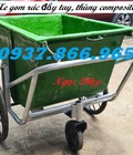 Hình ảnh: Xe gom rác, xe đẩy rác inox, xe đẩy rác composite, xe thu gom rác thải công cộng, xe gom rác môi trường