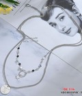 Hình ảnh: Dây chuyền titan 2 tầng mặt tròn 4love 16