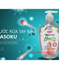 Hình ảnh: Gel Nước rửa tay khô Kazoku Hasoku 500ml có vòi xịt Nhà máy xà phòng Hà Nội Hasoco