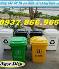 Hình ảnh: Thùng rác HDPE 60 lít, thùng rác 60 lít nắp kín, thùng rác 4 bánh xe 60 lít