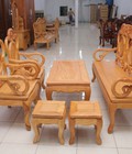 Hình ảnh: Bàn ghế phòng khách gỗ tự nhiên