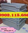 Hình ảnh: Sóng nhựa bít quai sắt, sóng nhựa bít có quai, sóng nhựa công nghiệp, hộp nhựa vật tư, khay nhựa đựng dụng cụ, thùng nhự
