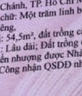Hình ảnh: Đất mặt tiền Bùi Thanh Khiết 2ty450 104m, sổ hồng công chứng liền, Ngân hàng cho vay 70%