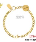 Hình ảnh: Lắc tay titan mặt tròn chữ lovely 593