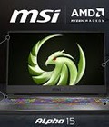 Hình ảnh: MSI Alpha 15 A3DDK 004us New 2020 AMD Ryzen 7 2nd Gen 3750H : Gaming Laptop