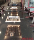 Hình ảnh: Bàn ăn mặt đá nhà hàng lẩu nướng than hoa