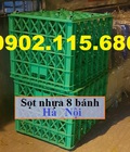 Hình ảnh: Sọt nhựa công nghiệp có bánh xe, rổ nhựa công nghiệp có bánh xe, sóng nhựa rỗng có bánh xe, sọt nhựa đựng hàng may mặc,