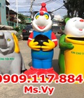 Hình ảnh: thùng rác hình thú 