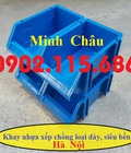 Hình ảnh: Khay nhựa xếp chồng, khay nhựa chống tầng, khay linh kiện giá rẻ, khay đựng bu lông giá rẻ, khay linh kiện chống tầng,