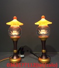 Hình ảnh: Đèn thờ thân kim loại sơn màu đồng, đèn thờ led đổi màu