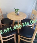 Hình ảnh: Bộ cabin cafe  bàn tròn giá rẻ
