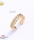 Hình ảnh: Nhẫn tay titan viền dây xích 895