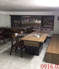 Hình ảnh: Hộp sắt chân bàn nhà hàng lẩu nướng giá rẻ