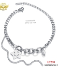 Hình ảnh: Lắc tay titan dây xích mặt sao cười 591