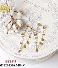Hình ảnh: Bông tai titan dây mặt giọt nước 1375