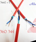 Hình ảnh: Cáp chống cháy chống nhiễu Altek Kabel 2 x 1.0mm2, 2 x 1.5mm2, 2 x 2.5mm2
