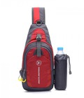 Hình ảnh: Túi nam thể thao đeo chéo vai không thấm nước màu đỏ xám TDC008