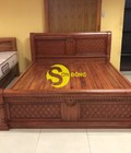Hình ảnh: Giường ngủ hoa mai gỗ tự nhiên H. Đá 1,8x2m