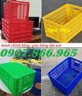 Hình ảnh: Sóng nhựa 3T3, sọt nhựa đựng hàng, thùng nhựa hở, sóng nhựa rỗng, sọt nhựa có đáy đặc.