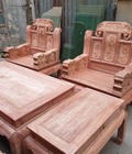 Hình ảnh: Bộ bàn ghế như ý tay voi cả con gỗ hương đá