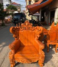 Hình ảnh: Bộ bàn ghế tân cổ điển hoàng gia gỗ gõ đỏ víp