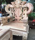 Hình ảnh: Bộ Bàn Ghế Nghê Đỉnh Tay Khuỳnh Gỗ Xà Cừ