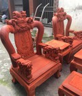 Hình ảnh: Bộ bàn ghế nghê đỉnh gỗ hương đỏ nam phi