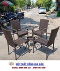 Hình ảnh: Ghế cafe mây nhựa HGH 4