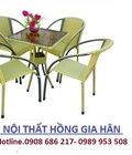 Hình ảnh: Ghế nhựa giả mây giá rẻ HGH 7
