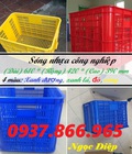 Hình ảnh: Sọt nhựa đựng trái cây, sóng nhựa hở, sóng nhựa cao 39, sóng nhựa đựng hàng