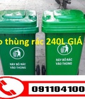 Hình ảnh: Chuyên bán thùng rác nhựa 120lit, thùng rác công cộng 240lit