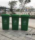 Hình ảnh: Thùng rác nhựa 100 lít có gân