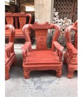 Hình ảnh: Bộ bàn ghế minh quốc triện gỗ hương đỏ nam phi