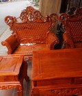 Hình ảnh: Bộ bàn ghế phòng khách kiểu hoàng gia gỗ hương đá