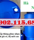 Hình ảnh: Thùng phi nhựa 200l, thùng phi nhựa làm bè, thùng phi nhựa 200l nắp kín, thùng phi nhựa 200l cũ,