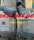 Hình ảnh: Lồng thép, lồng trữ hàng, xe đẩy hàng có mắt lưới