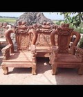 Hình ảnh: Bộ bàn ghế nghê đỉnh gỗ hương vân
