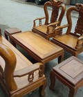 Hình ảnh: Bộ bàn ghế đục đào gỗ ngh.iến