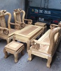 Hình ảnh: Bộ bàn ghế giả cổ trạm đào gỗ sồi nga