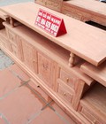 Hình ảnh: Kệ tivi kiểu trơn gỗ hương đá