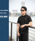Hình ảnh: Sale quà tặng Áo thun nam cao cấp Hiddle thấm hút mồ hôi tốt, form đẹp