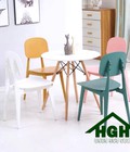 Hình ảnh: Bàn ghế cafe chân gỗ giá rẻ HGH112