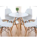 Hình ảnh: Bàn ghế cafe hiện đại chân gỗ giá rẻ HGH144